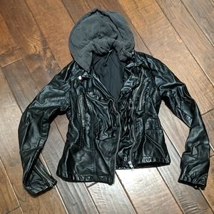 Free People faux leather jacket